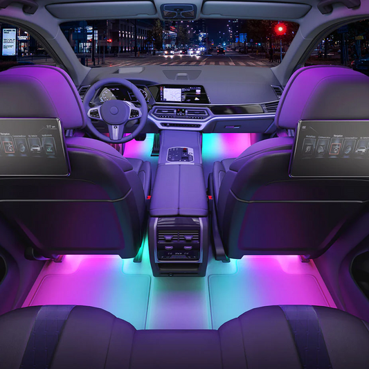 Car interior ambient lightning kit (app controled)